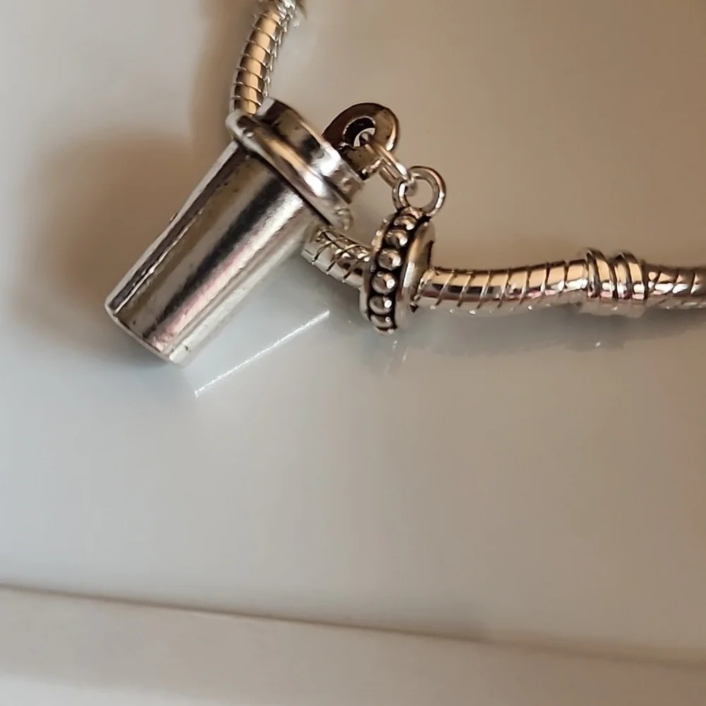 Coffee Cup Charm for European Style Bracelets Fits Pandora Systems - Picture 3 of 6